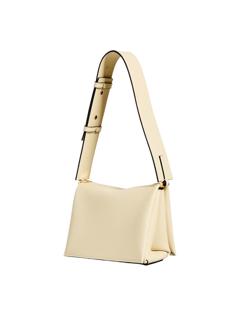 Wandler Structured Soft Yellow Uma Shoulder Bag